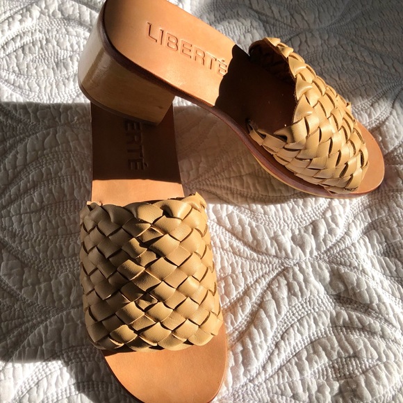 liberte woven mules